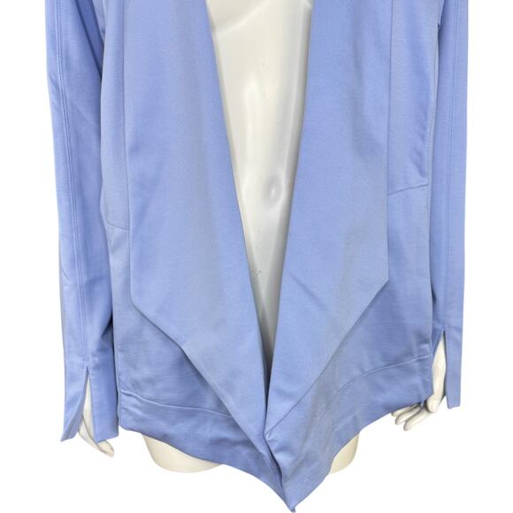 Isaac Mizrahi Live Elements Stretch Knit Jacket Bluebell Women 2X NWOT - Picture 3 of 13